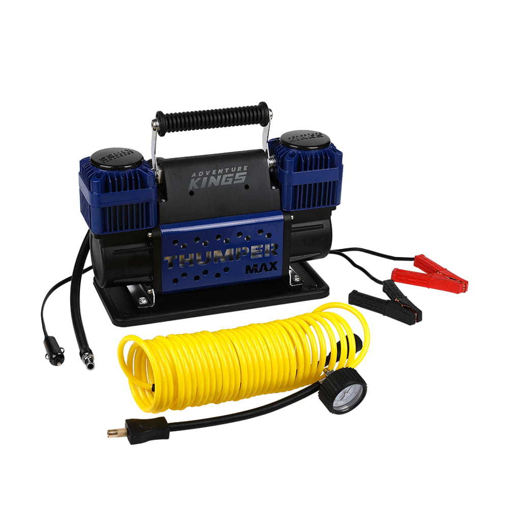 Double Cylinder Tire Inflator with vibration-proof feet