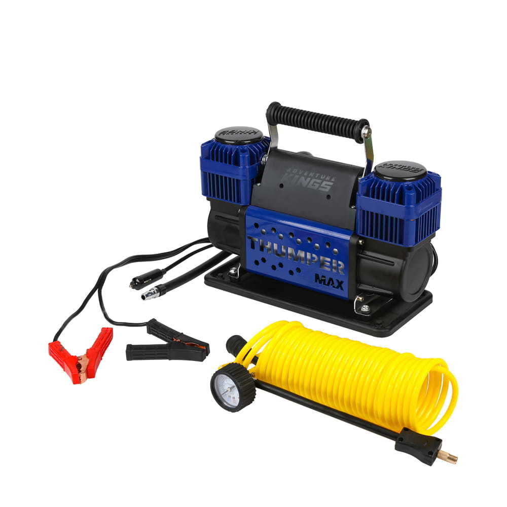 Double Cylinder Tire Inflator with vibration-proof feet