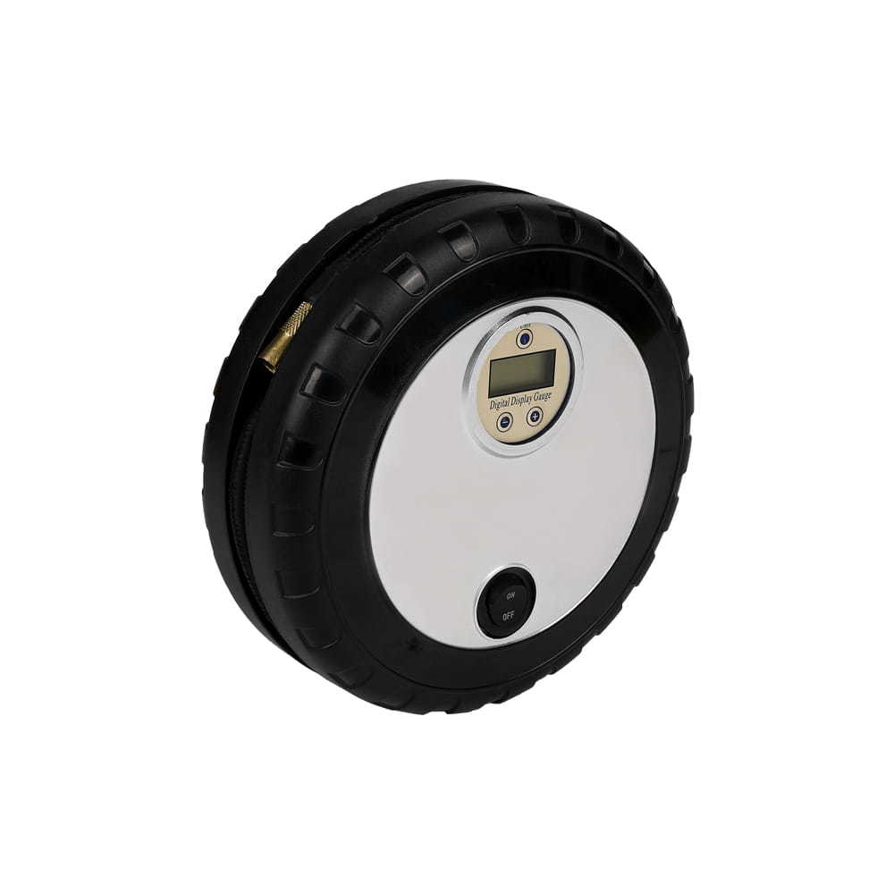  Digital mini round tire inflator for bike, balls and tire cars